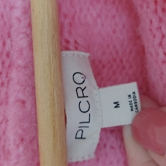 Anthropologie Pilcro Lennon Wide Sleeve Turtle Neck Sweater Oversized Boxy Med - Picture 5 of 6